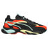 Фото #1 товара Puma RsConnect Fr Lace Up Mens Black Sneakers Casual Shoes 382995-01