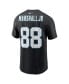 Фото #3 товара Men's Terrace Marshall Jr. Black Carolina Panthers 2021 NFL Draft Pick Player Name and Number T-shirt