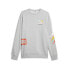 Puma Classics Brand Love Crew Neck Sweatshirt Mens Grey 62134404