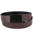 Фото #3 товара Men's Reversible Compression Buckle Belt, Created for Macy's