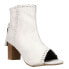 Фото #4 товара Roper Betsy Leather Shootie Pumps Womens White Dress Casual 09-021-0946-3070
