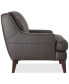 Фото #6 товара Collyn 34" Modern Leather Chair, Created for Macy's