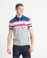 Фото #1 товара Superdry Organic Cotton Malibu Stripe Polo Shirt Blue Multi L
