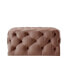 Фото #2 товара Madeline Upholstered Tufted Allover Square Cocktail Ottoman