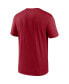 Фото #2 товара Men's Cardinal Arizona Cardinals Legend Microtype Performance T-shirt