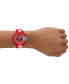 Men's Baby Chief Three-Hand Solar-Powered Red Polyethylene Terephthalate Watch 43mm
