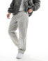 Фото #4 товара ASOS DESIGN baggy nylon track pants with contrast piping in stone