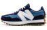 Фото #2 товара Levis/李维斯 x New Balance NB 327 户外潮流 低帮 跑步鞋 男女同款 海军蓝 / Кроссовки New Balance MS327LVA MS327LVA