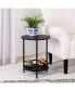 2-Tier Round Side Table