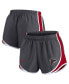 Women's Charcoal Atlanta Falcons Logo Performance Tempo Shorts