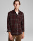Фото #1 товара Men's Regular-Fit Plaid Button-Down Shirt, Created for Macy's