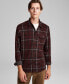 Men's Regular-Fit Plaid Button-Down Shirt, Created for Macy's