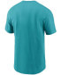 Men's Aqua Miami Dolphins Primary Logo T-shirt