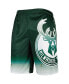 Фото #3 товара Men's Hunter Green Milwaukee Bucks Graphic Shorts