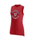 ფოტო #3 პროდუქტის Women's Heather Red Washington Nationals What Goes Around Tank Top