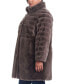ფოტო #3 პროდუქტის Women's Plus Size Faux-Fur Coat