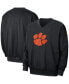 Фото #2 товара Men's Black Clemson Tigers Stadium Pullover Windbreaker