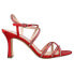 Фото #1 товара Nina Anna Rhinestone Strappy Womens Red Dress Sandals ANNA-YS-RROCRS