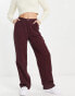 Фото #1 товара ASOS DESIGN dad trouser in oxblood