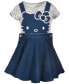 Little Girls 2-Pc. Denim Skirtall & T-Shirt Set