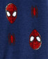 Toddler 1-Piece Spider-Man 100% Snug Fit Cotton Footie Pajamas 2T