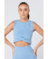 ფოტო #1 პროდუქტის Women's Seamless Marl Laser cut Vest