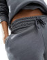 In The Style wide leg joggers co-ord in charcoal