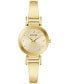 ფოტო #1 პროდუქტის x Marc Anthony Women's Modern Diamond Accent Gold Gold-Tone Stainless Steel Bangle Bracelet Watch 26mm