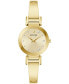 ფოტო #1 პროდუქტის x Marc Anthony Women's Modern Diamond Accent Gold Gold-Tone Stainless Steel Bangle Bracelet Watch 26mm