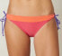 Prana Azalea Saba Womens Swimwear Wide Waistband Pink Bikini Bottoms Size S