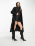 Фото #4 товара Пальто Vero Moda Tall - элегантное оверсайз в черном