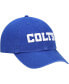 Фото #4 товара Men's Royal Indianapolis Colts Clean Up Script Adjustable Hat