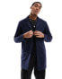 Jack & Jones overcoat in navy