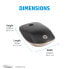 Фото #6 товара HP 410 Slim Silver Bluetooth Mouse - Ambidextrous - Bluetooth - 2000 DPI - Black - Silver