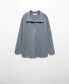 Фото #7 товара Women's Oversized Polo-Neck Sweater