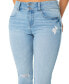 ფოტო #4 პროდუქტის Juniors' Mid-Rise Distress Bootcut Jeans