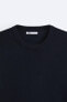 VISCOSE BLEND KNIT T-SHIRT