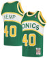 Фото #1 товара Men's Shawn Kemp Green Seattle Supersonics Hardwood Classics 1994-95 Swingman Jersey