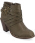 ფოტო #1 პროდუქტის Women's Wide Strap Boots