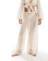 Фото #2 товара Vero Moda beach trouser co-ord in stone