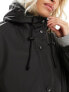 ASOS DESIGN Maternity rubberised rain coat in black M - фото #5