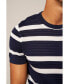 Фото #3 товара Men's Bellemere Striped Short-Sleeve T-Shirt