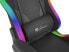 natec GENESIS Trit 600 RGB, Universal gaming chair, 150 kg, Padded seat, Padded backrest, Black, Blue