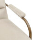 Фото #8 товара Lampert 27" Fabric Open Arm Metal Leg Accent chair