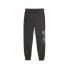 Фото #4 товара Puma Graphic Booster Basketball Pants Mens Black Casual Athletic Bottoms 6220820