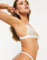 Фото #2 товара ASOS DESIGN Rosie lace soft triangle bra in white