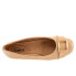 Фото #15 товара Trotters Sizzle T1251-180 Womens Beige Extra Wide Ballet Flats Shoes