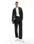 Фото #3 товара Gianni Feraud black satin SB suit jacket