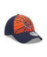 Фото #2 товара Men's Orange, Navy Chicago Bears Shattered 39THIRTY Flex Hat