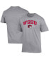 Men's Gray Winston-Salem State Rams Arch Over Logo T-shirt Серый, M - фото #2